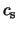 $c_{\rm s}$