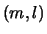 $(m,l)$
